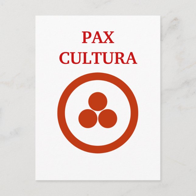 Postal Estacionario de Pax Cultura (Anverso)