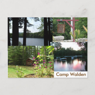 Postal estacionario de walden