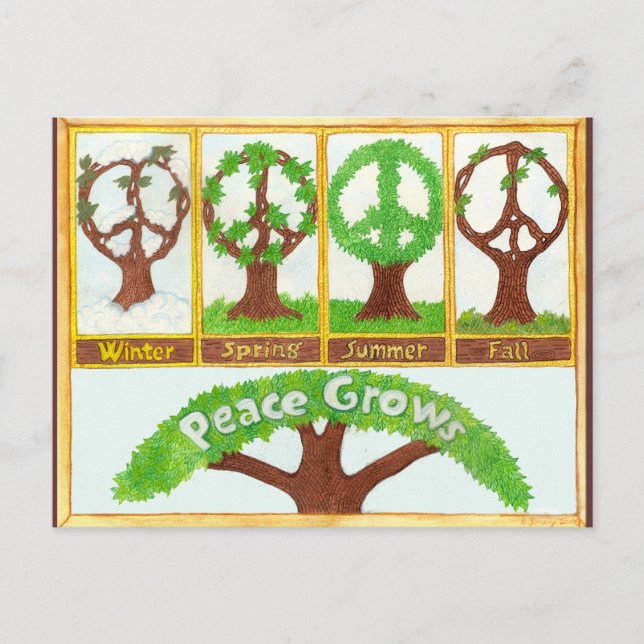 Postal Estaciones de paz (Anverso)
