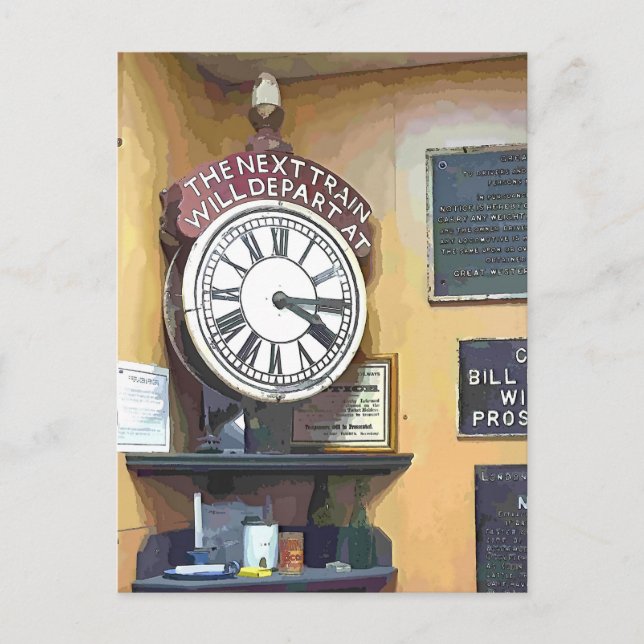 POSTAL ESTACIONES DE TREN (Anverso)