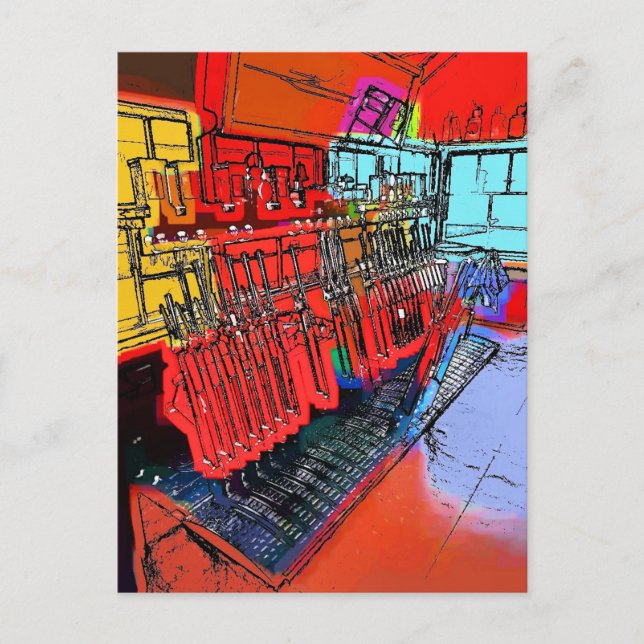 POSTAL ESTACIONES DE TREN (Anverso)