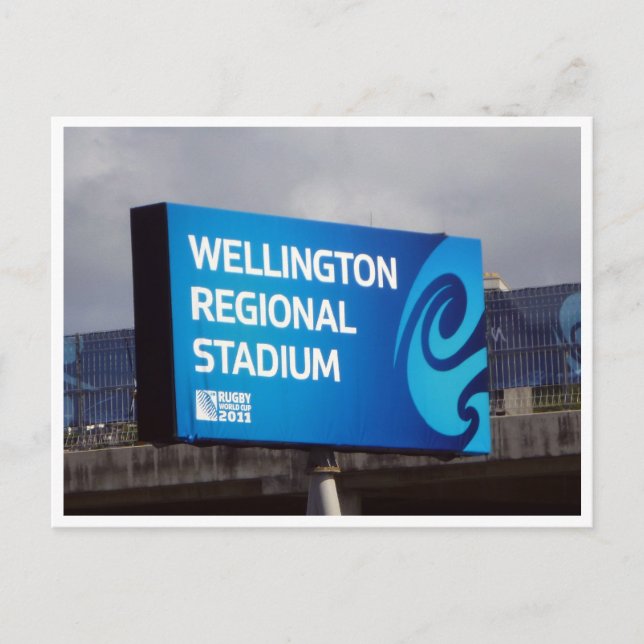 Postal estadio de wellington (Anverso)