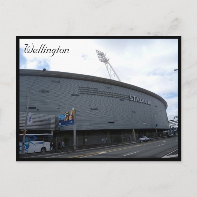 Postal estadio regional de wellington (Anverso)
