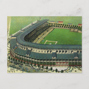Postal Estadio Vintage de Béisbol Deportivo, Vista Aérea