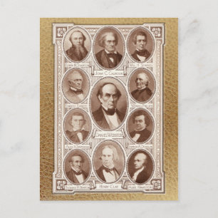 Postal Estadistas y Oradores de Estados Unidos