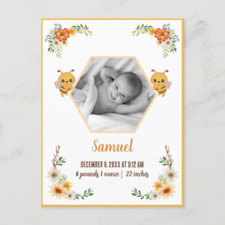 Postal Estadísticas de nacimientos de bebe pequeño