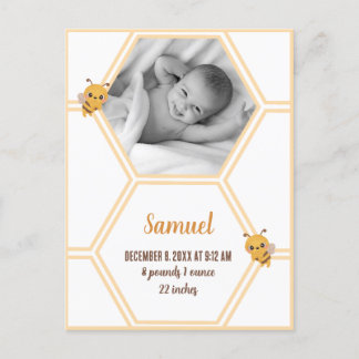 Postal Estadísticas de nacimientos de bebe pequeño