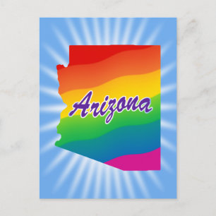 Postal Estado arcoiris de Arizona