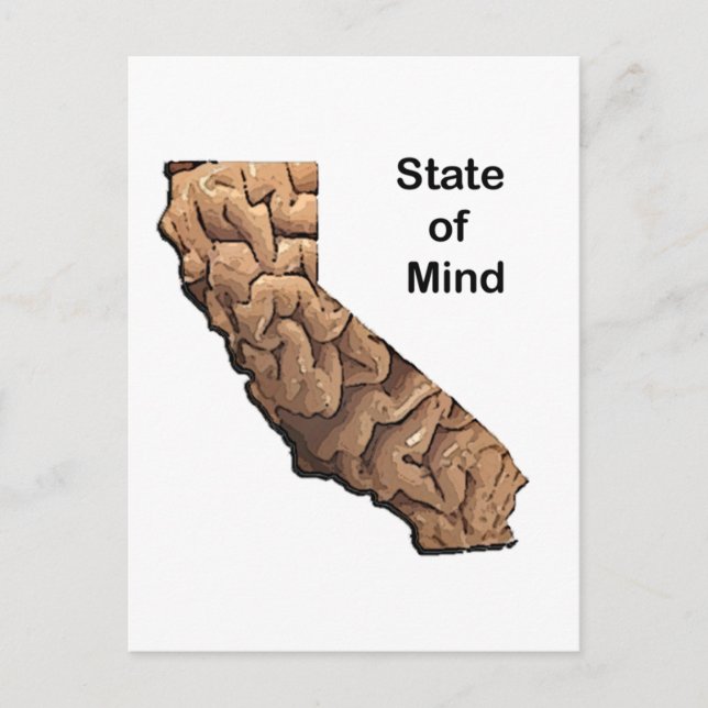 Postal Estado de ánimo: California (Anverso)