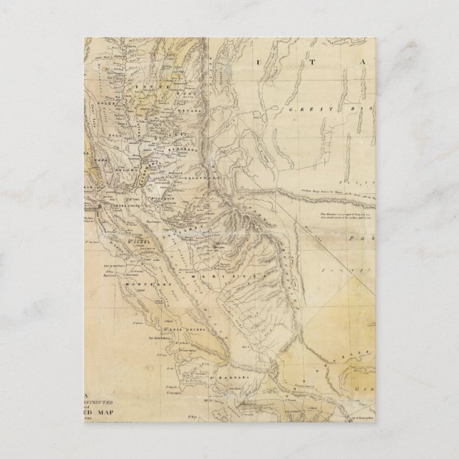 Postal Estado de California (Anverso)