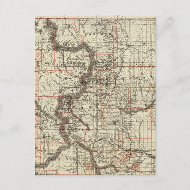 Postal Estado de Colorado (Anverso)