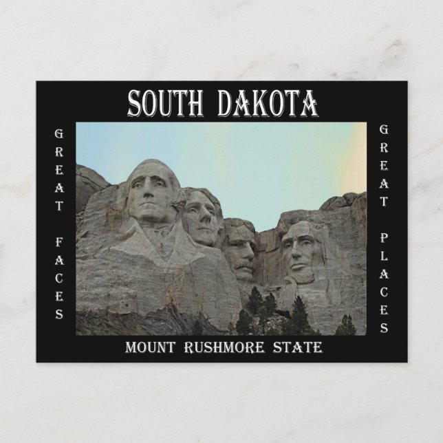 Postal Estado de Dakota del Sur (Anverso)