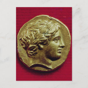Postal Estado de Felipe II Rey de Macedonia