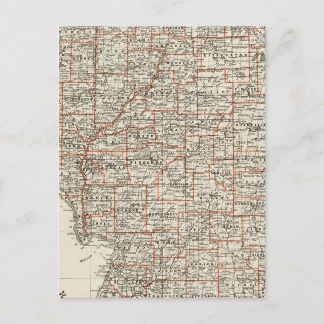 Postal Estado de Illinois (Anverso)