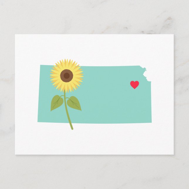 Postal Estado de Kansas (Anverso)