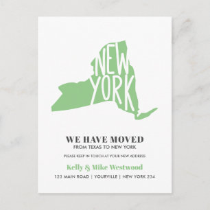 Postal ESTADO DE NUEVA YORK Hemos movido nueva dirección 