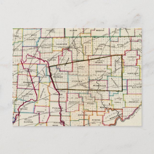 Postal Estado de Ohio (Anverso)