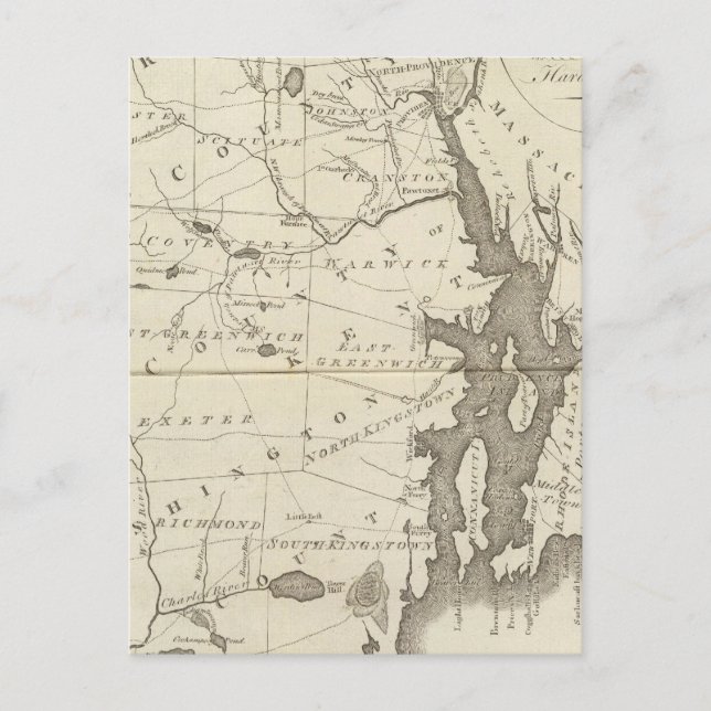 Postal Estado de Rhode Island (Anverso)