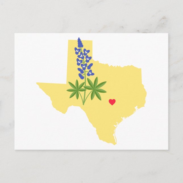 Postal Estado de Texas (Anverso)