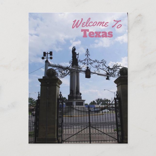 Postal Estado de Texas (Anverso)