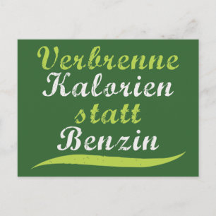 Postal Estado de Verbrenne Kalorien, Benzin