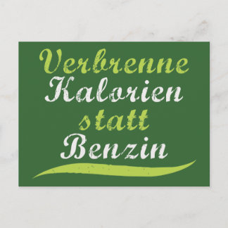 Postal Estado de Verbrenne Kalorien, Benzin