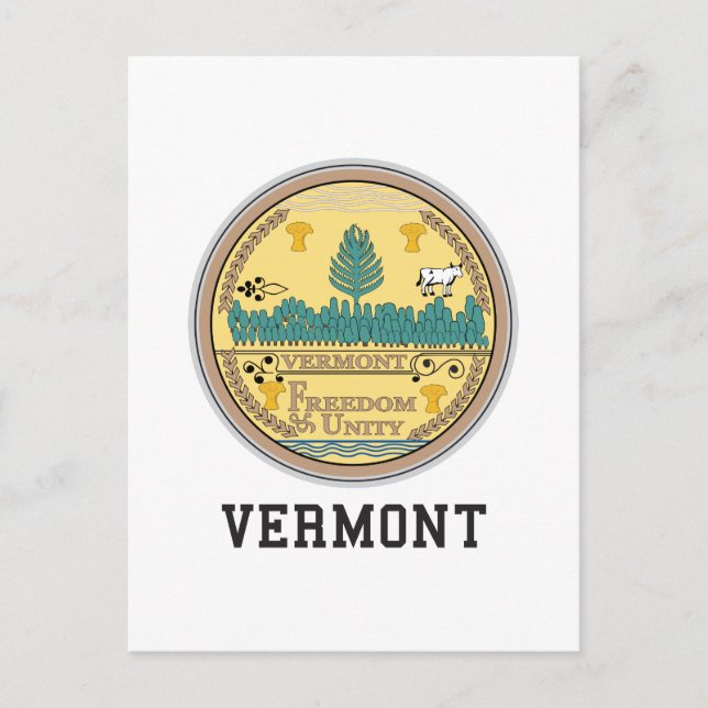 Postal Estado de Vermont (Anverso)