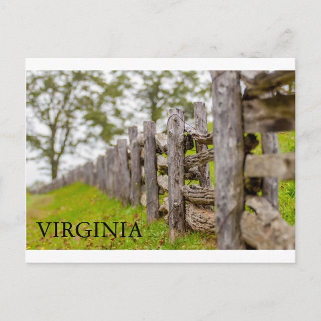 Postal estado de virginia (Anverso)