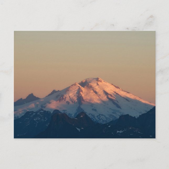 Postal Estado de Washington, North Cascades. Monte Baker (Anverso)