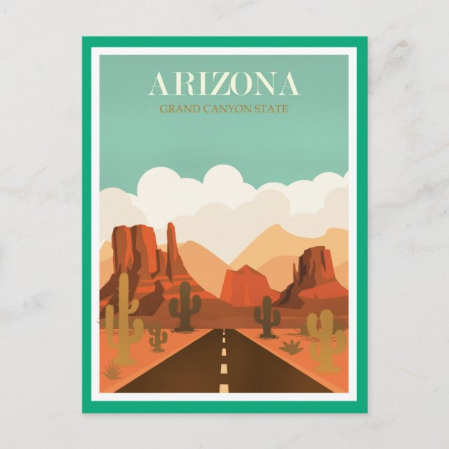 Postal Estado del Gran Cañón de Arizona (Anverso)