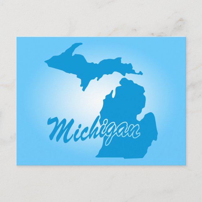Postal Estado Michigan (Anverso)