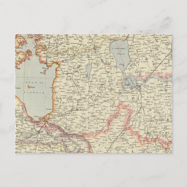Postal Estados bálticos (Anverso)