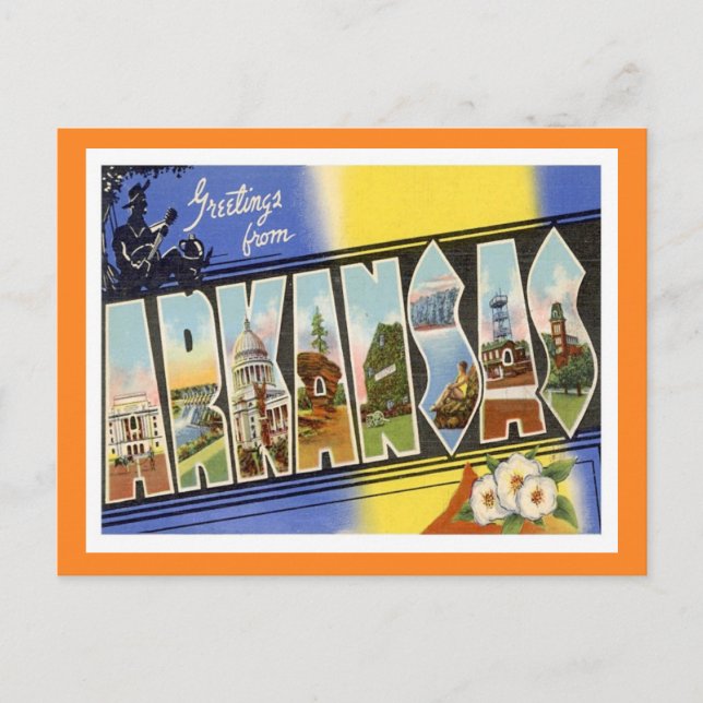 Postal Estados de Arkansas (Anverso)