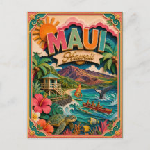 Estados de PopCut Maui Hawái Arte de Papel