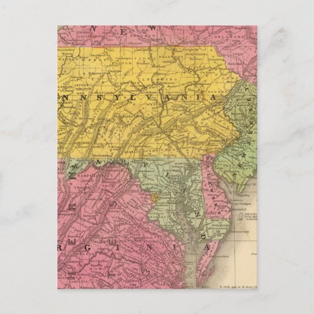 Postal Estados del Medio Oriente, EE.UU. (Anverso)