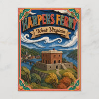 Estados PopCut Harpers Ferry Virginia Occidental A