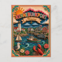 Estados PopCut Kennebunkport Maine Arte de Papel