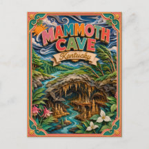 Estados PopCut Mammoth Cave Kentucky Arte en Papel