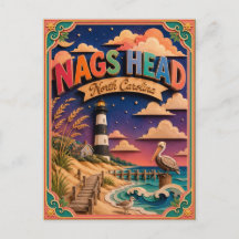 Estados PopCut Nags Head Carolina del Norte Arte d
