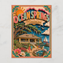 Estados PopCut Ocean Springs Mississippi Arte de P