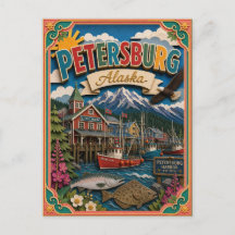 Estados PopCut Petersburgo Arte de Papel Alaska