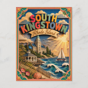 Postal Estados PopCut South Kingstown Rhode Island Arte