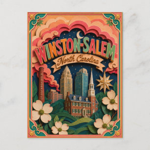 Postal Estados PopCut Winston-Salem Carolina del Norte Ar
