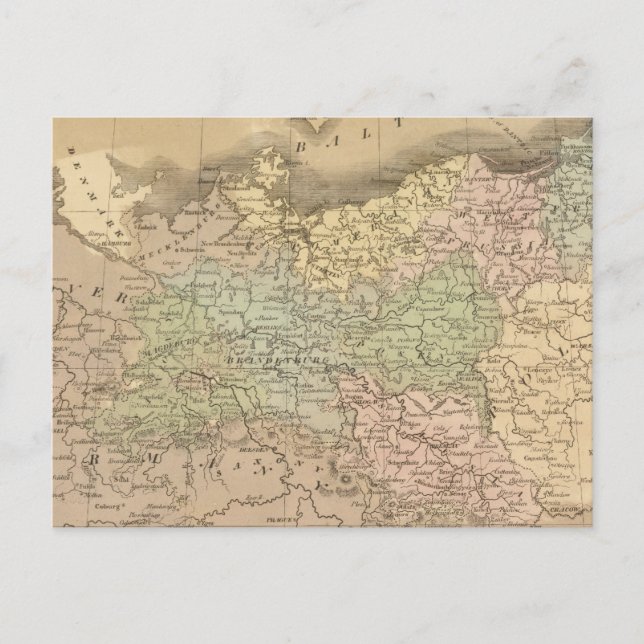 Postal Estados prusianos (Anverso)