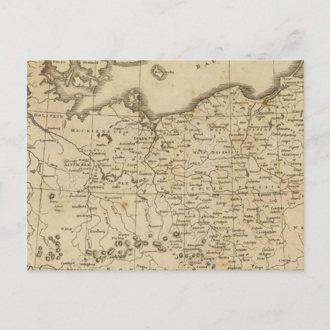 Postal Estados prusianos 3 (Anverso)