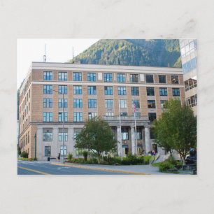 Postal Estados Unidos - Alaska - Juneau - Edificio de la 