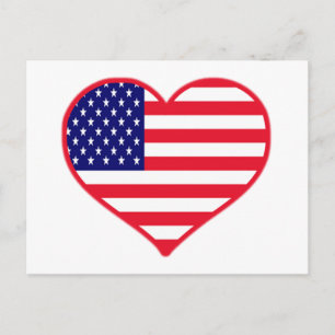 Postal Estados Unidos Amo América