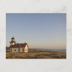 Postal Estados Unidos, California, pequeño faro