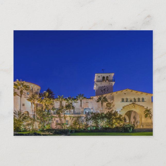 Postal Estados Unidos, California, Santa Bárbara (Anverso)