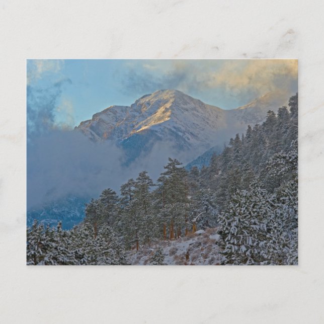 Postal Estados Unidos, Colorado, Montañas En Estes Park (Anverso)